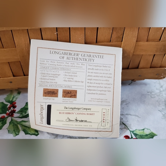 Longaberger Blue Ribbon Canning Combo - Picture 4 of 6